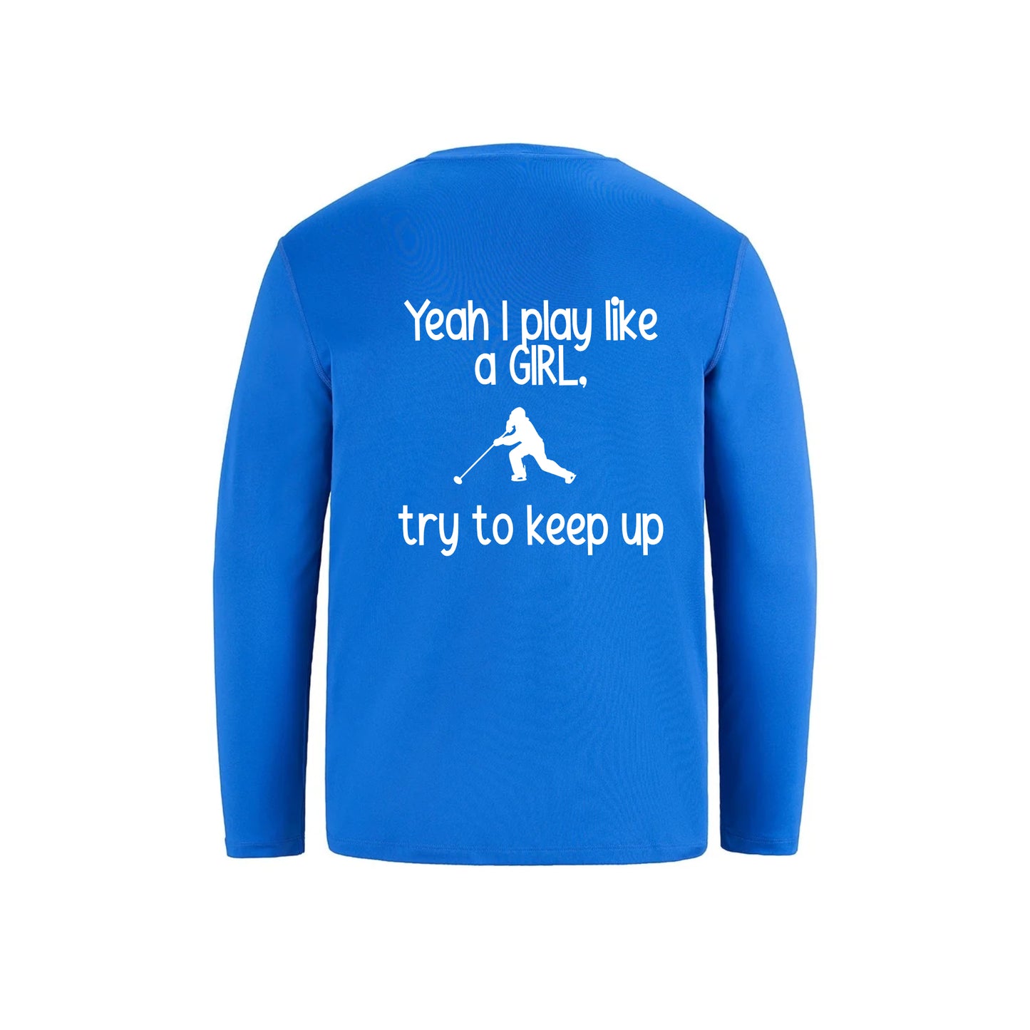 Youth Long Sleeve Performance Wear - Play Like A Girl