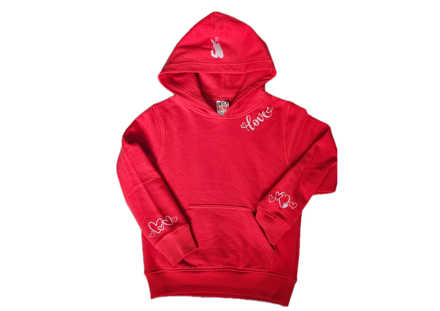 Valentine's Day Ringette Hoodie Youth