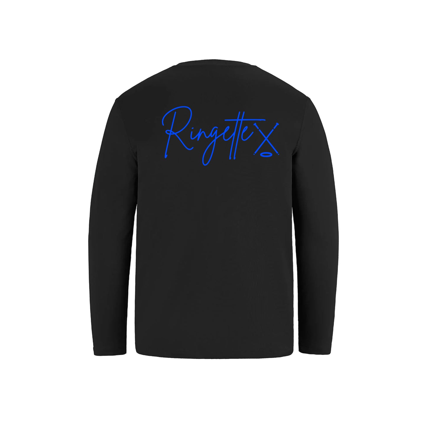 Youth Long Sleeve Performance Wear - Ringette With Sticks