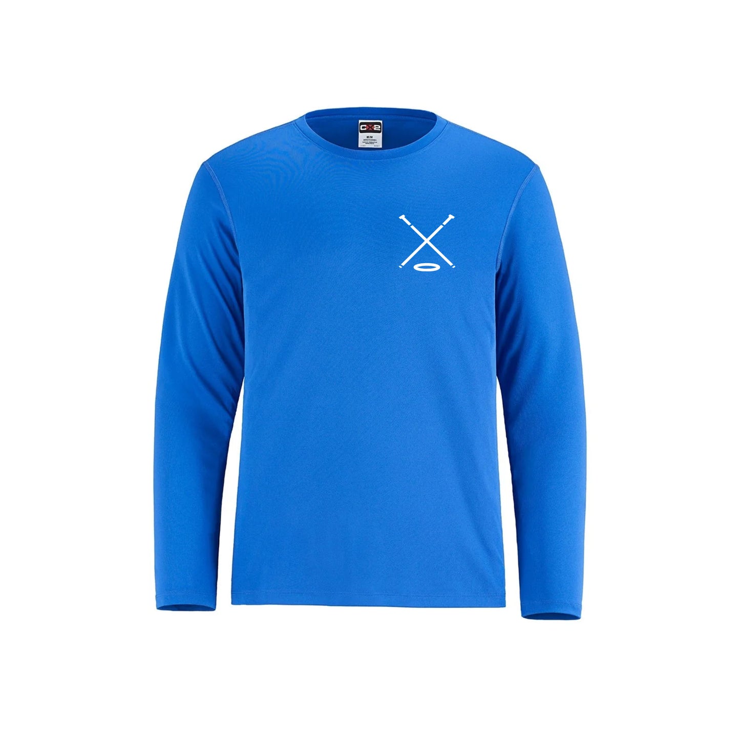 Youth Long Sleeve Performance Wear - Ringette With Sticks